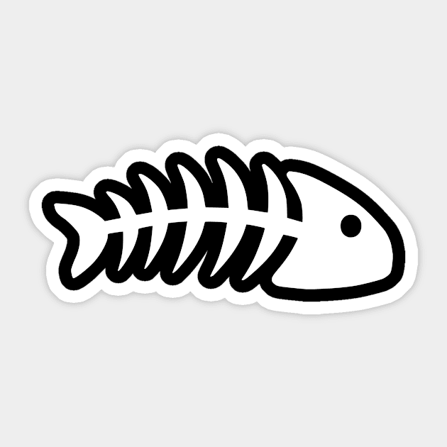 Fish Bone Sticker by sweetsixty